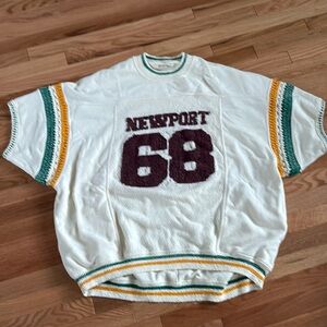 WE THE FREE RARE UNIQUE CROCHET STATEMENT TOP XS